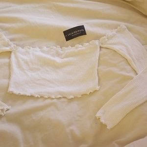 Fashion Nova Tube top with sleeves